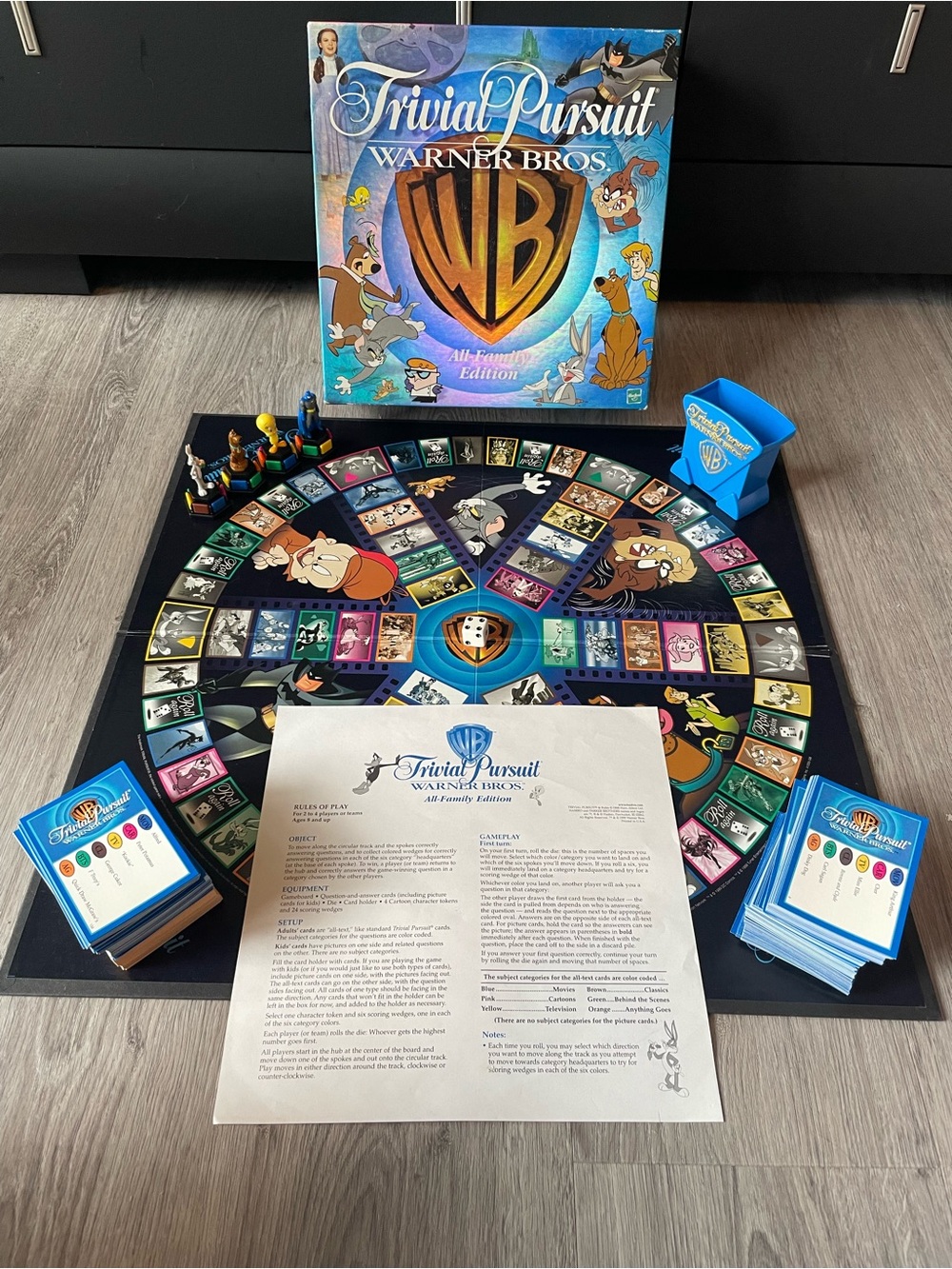 Warner Bros. Trivial Pursuit All-Family Edition Board Game
